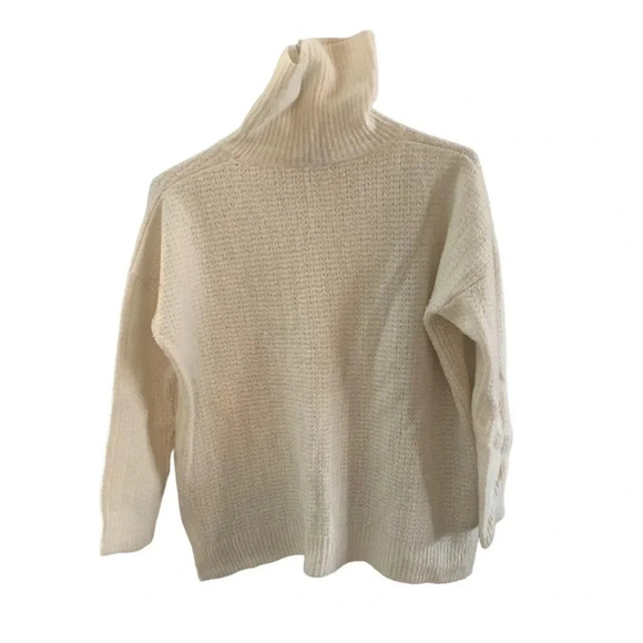 Theory Oversized  Tunic Sabine Wool Sweater L - Picture 2 of 9